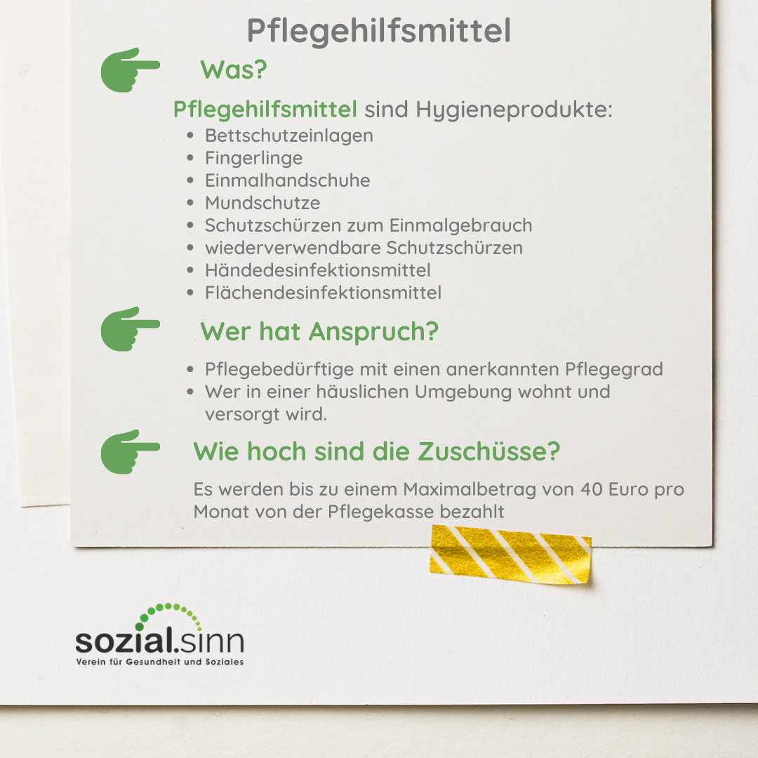 Habe ich Anspruch auf kostenlose Pflegehilfsmittel?